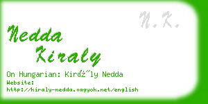 nedda kiraly business card